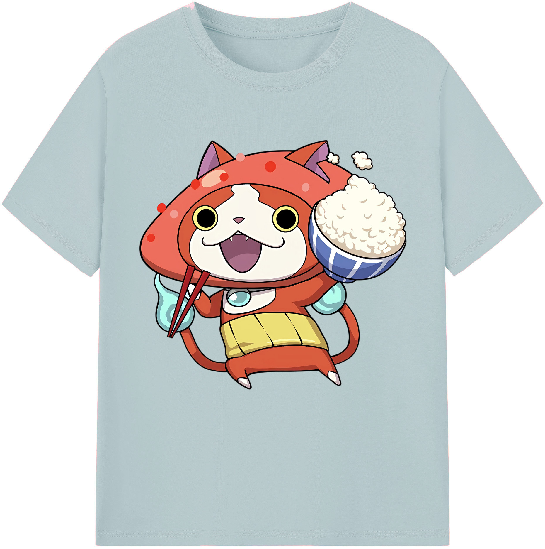 （画像用） 妖怪ウォッチ Yo-kai Watch 綿100％半袖Tシャツ（フロントプリント）